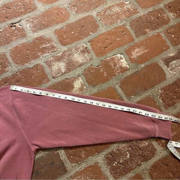 Mammoth WOMENS XL Pink mauve LANDMARK CLASSIC Crew Sweatshirt with map - Picture 9 of 15